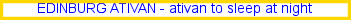 Ativan to sleep at night